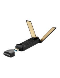 Asus (USB-AX56 No Cradle) AX1800 (574+1201) Wireless Dual Band Wi-Fi 6 USB Adapter  USB 3.0  OFDMA  MU-MIMO