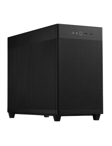 Asus Prime AP201 Gaming Case  Micro ATX  Quasi-Filter Mesh  USB-C  Tool-free Panels  338mm GPU & 360mm Radiator Support  Black