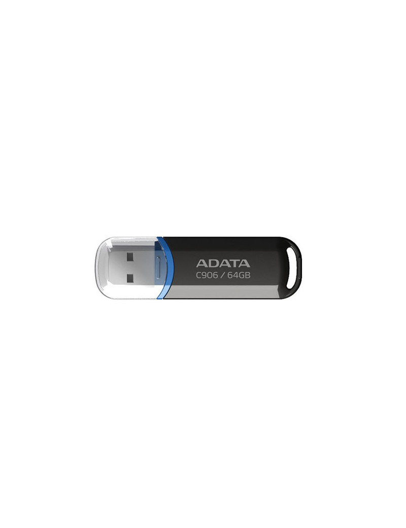 ADATA 64GB C906 USB 2.0 Memory Pen  Compact  Black & Blue