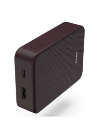 Hama Colour 10 Plum 10000mAh Fast Charge Powerbank  USB-A & USB-C  LED Capacity Indicator