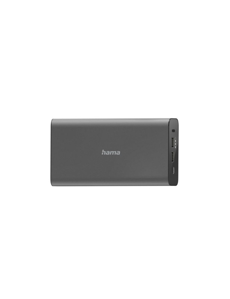 Hama Universal PD 60W 26800mAh Powerbank  1x USB-C  2x USB-A  Aluminium