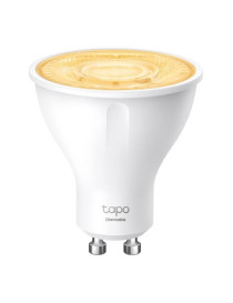 TP-LINK (TAPO L610) Smart Wi-Fi Spotlight  Single Unit  Dimmable  Schedule & Timer  App/Voice Control  GU10 Lamp Base