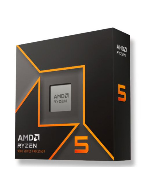 AMD Ryzen 5 9600X CPU  AM5  3.9GHz (5.4 Turbo)  6-Core  65W  38MB Cache  4nm  9th Gen  Radeon Graphics  NO HEATSINK/FAN