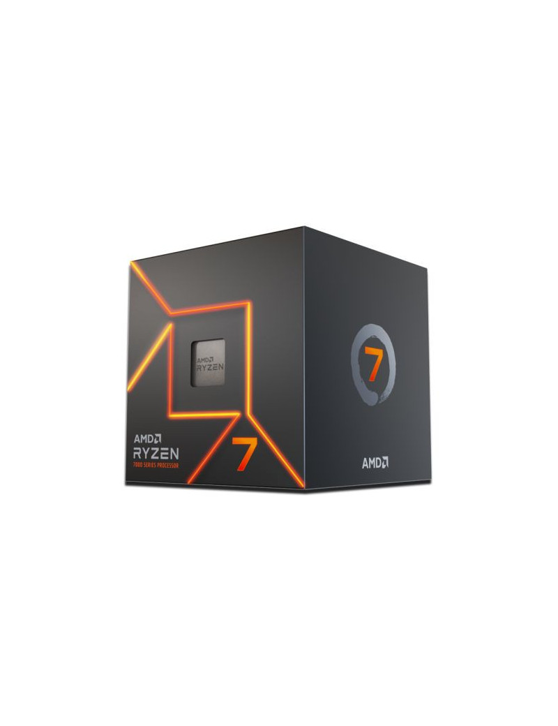 AMD Ryzen 7 7700 CPU w/ Wraith Prism RGB Cooler  AM5  3.8GHz (5.3 Turbo)  8-Core  65W  40MB Cache  5nm  7th Gen  Radeon Graphics