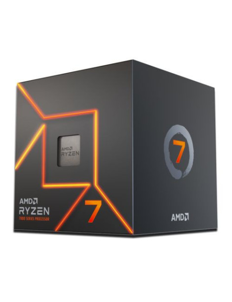 AMD Ryzen 7 7700 CPU w/ Wraith Prism RGB Cooler  AM5  3.8GHz (5.3 Turbo)  8-Core  65W  40MB Cache  5nm  7th Gen  Radeon Graphics