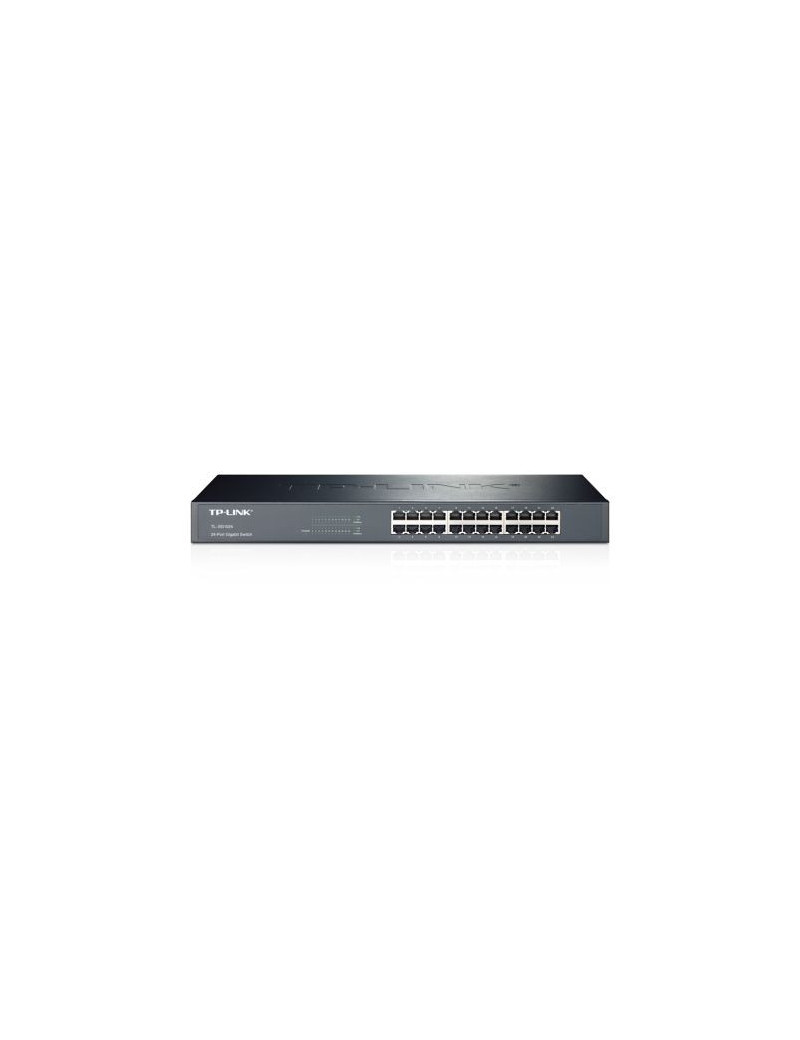 TP-LINK (TL-SG1024) 24-Port Gigabit Unmanaged  Rackmount Switch  Steel Case