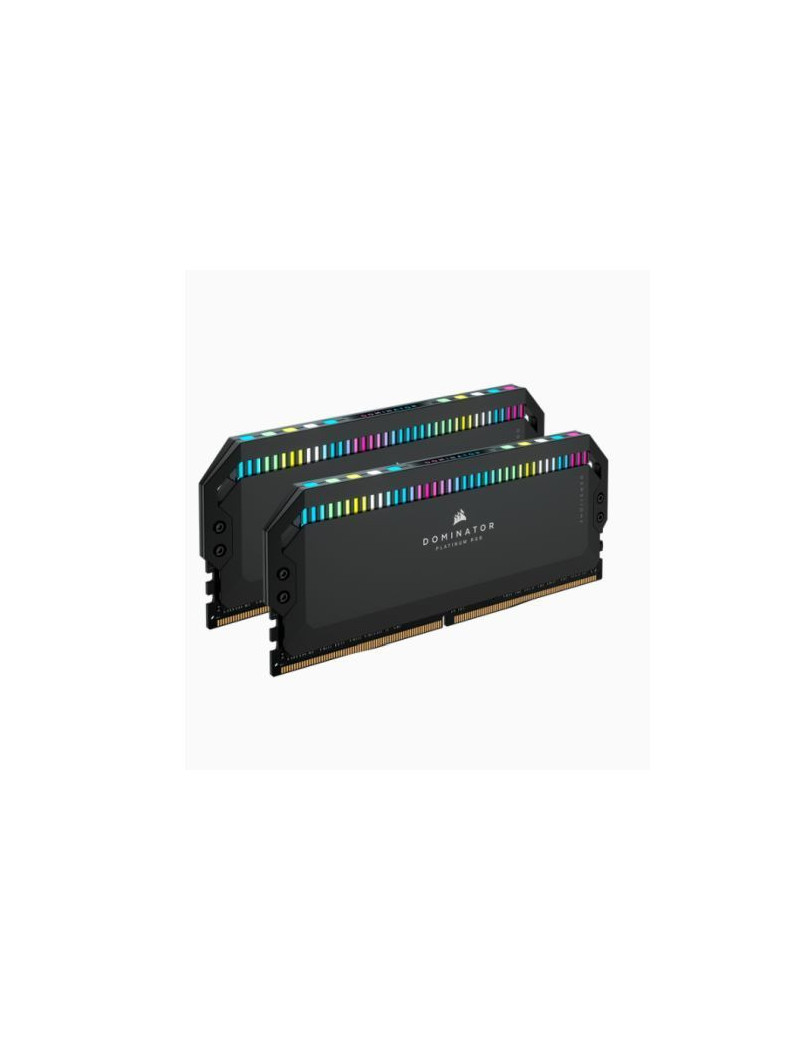 Corsair Dominator Platinum RGB 64GB Kit (2 x 32GB)  DDR5  5600MHz (PC5-44800)  CL40  1.25V  XMP 3.0  PMIC  DIMM Memory  Black