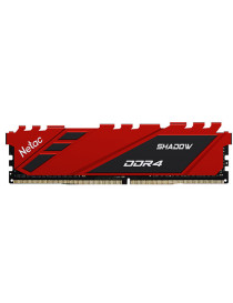 Netac Shadow Red  16GB  DDR4  3200MHz (PC4-25600)  CL16  DIMM Memory