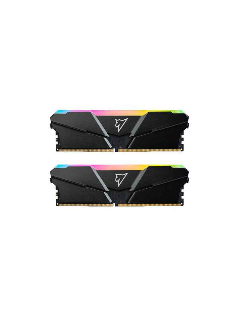 Netac Shadow RGB Grey 32GB Kit (2 x 16GB)  DDR4  3200MHz (PC4-25600)  CL16  XMP 2.0  DIMM Memory