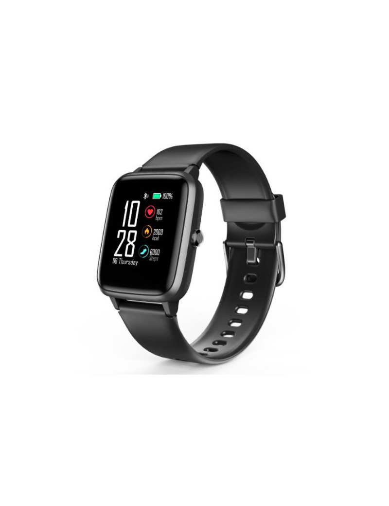 Hama Fit Watch 5910 Fitness Tracker Smart Watch  1.3“ LCD Touch Screen  Waterproof  Built-In GPS  Black/Grey