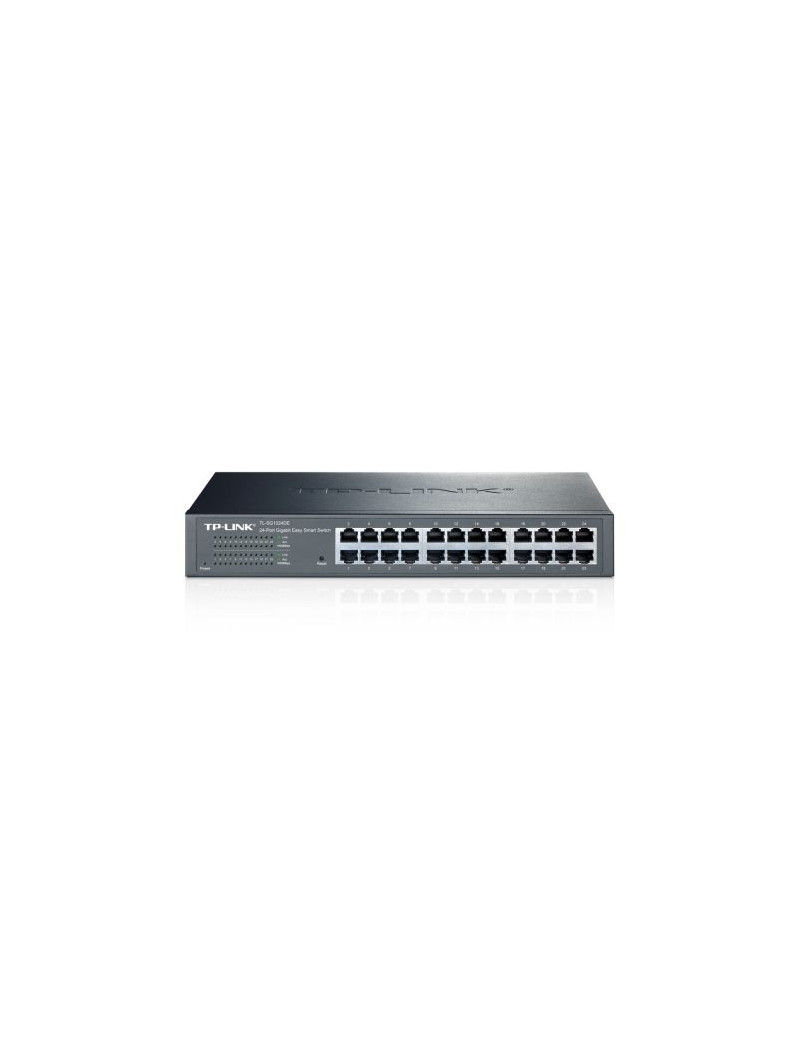 TP-LINK (TL-SG1024DE) 24-Port Gigabit Easy Smart Switch  Simple Setup  Rackmountable  VLAN