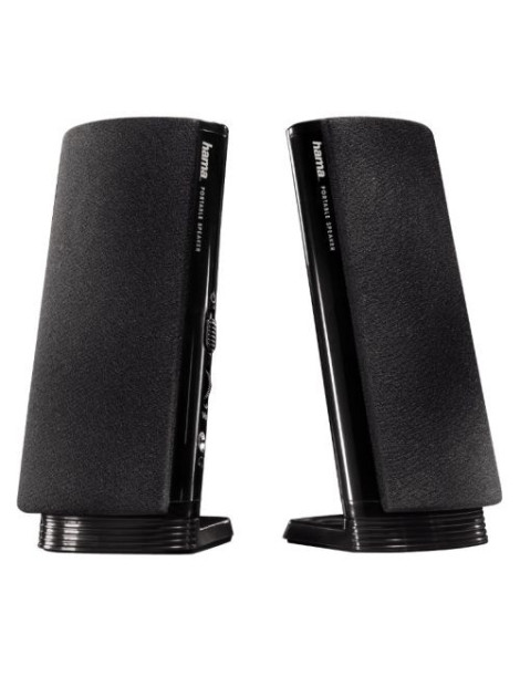 Hama E 80 PC Loudspeaker System  3.5mm Jack  USB-A for Power  Volume Control