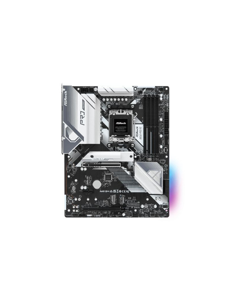 Asrock B650 PRO RS  AMD B650  AM5  ATX  4 DDR5  HDMI  DP  2.5G LAN  PCIe4  RGB  3x M.2