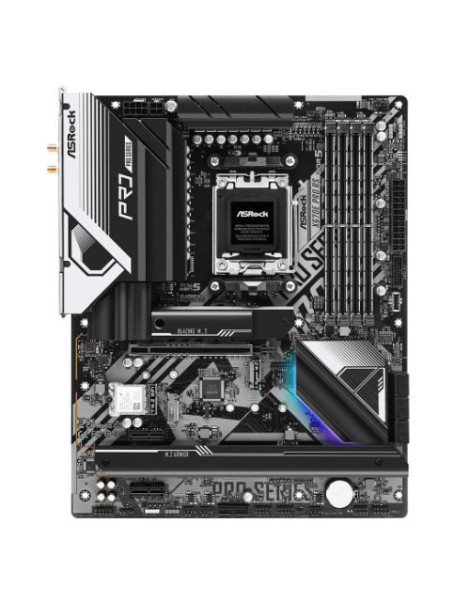 Asrock X670E PRO RS  AMD X670  AM5  ATX  4 DDR5  HDMI  DP  Wi-Fi 6E  2.5G LAN  PCIe5  RGB  5x M.2