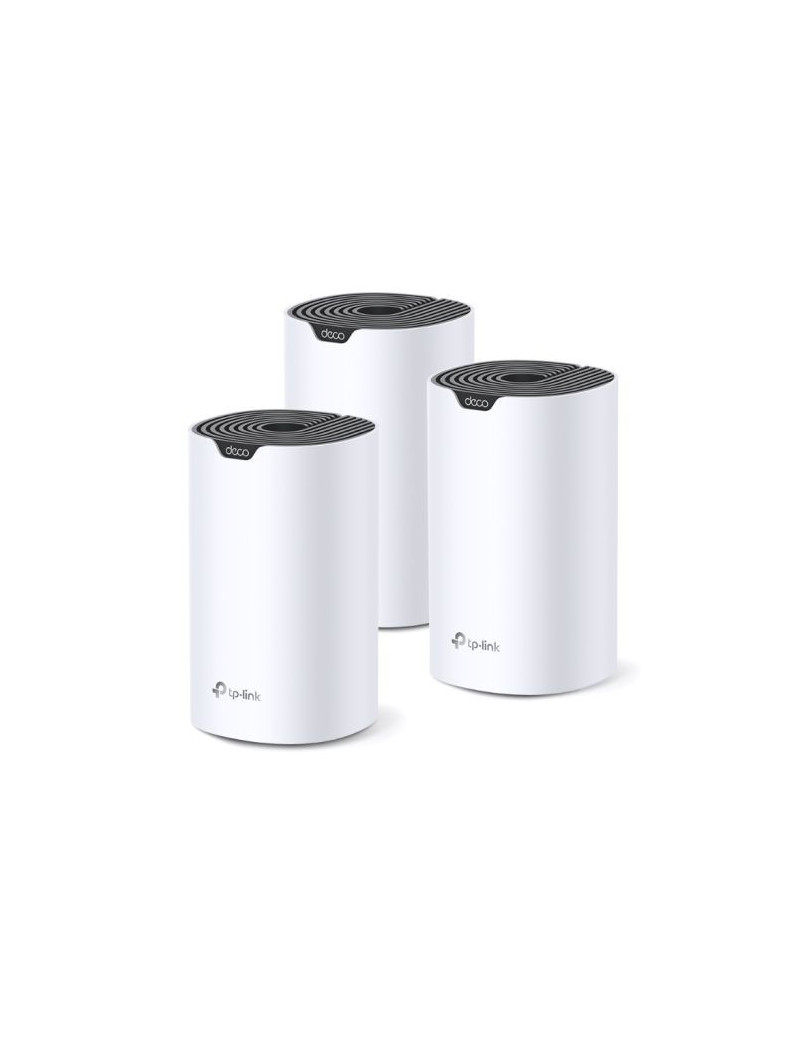 TP-LINK (DECO S7) Whole-Home Mesh Wi-Fi System  3 Pack  Dual Band AC1900  MU-MIMO  Robust Parental Controls  3x GB LAN on each Unit