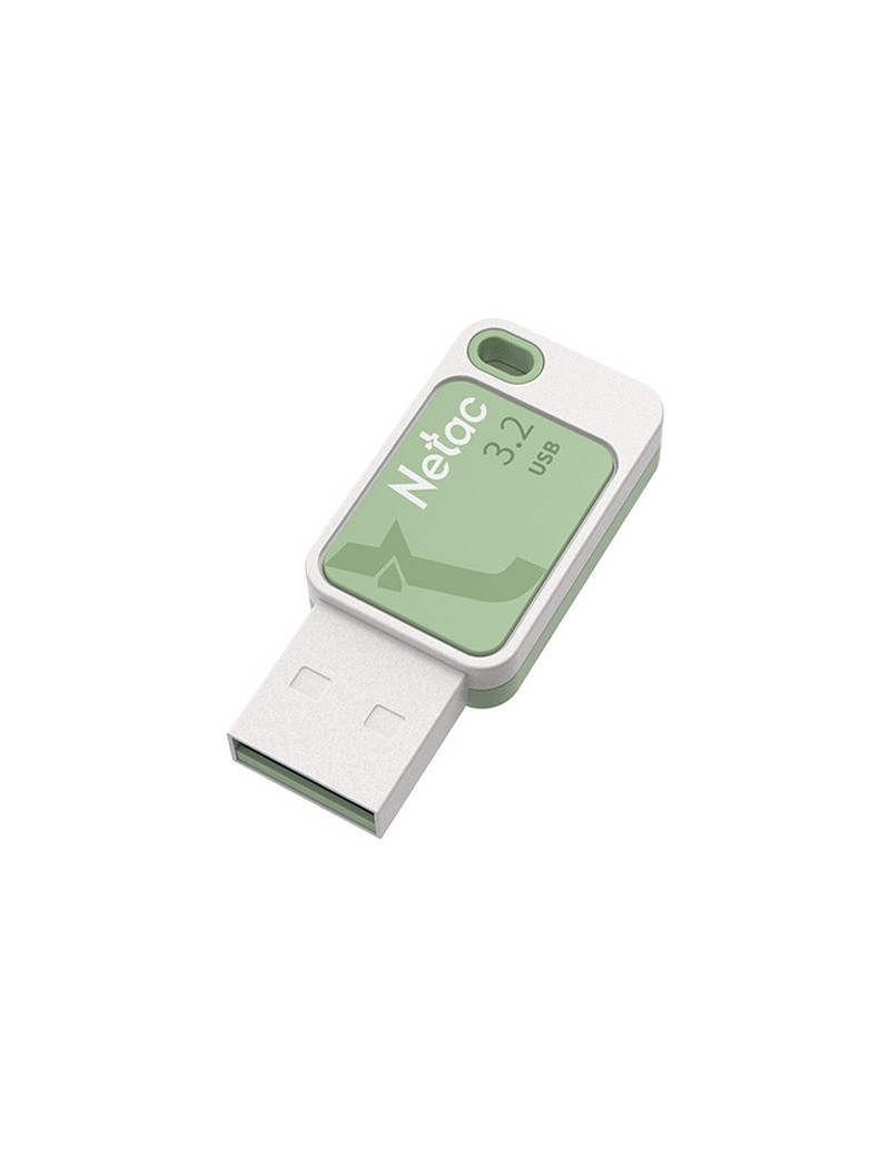 Netac 128GB UA31 USB 3.2 Memory Pen  Key Ring  Smoothies Green