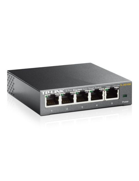 TP-LINK (TL-SG105E) 5-Port Gigabit Easy Smart Switch  Steel Case