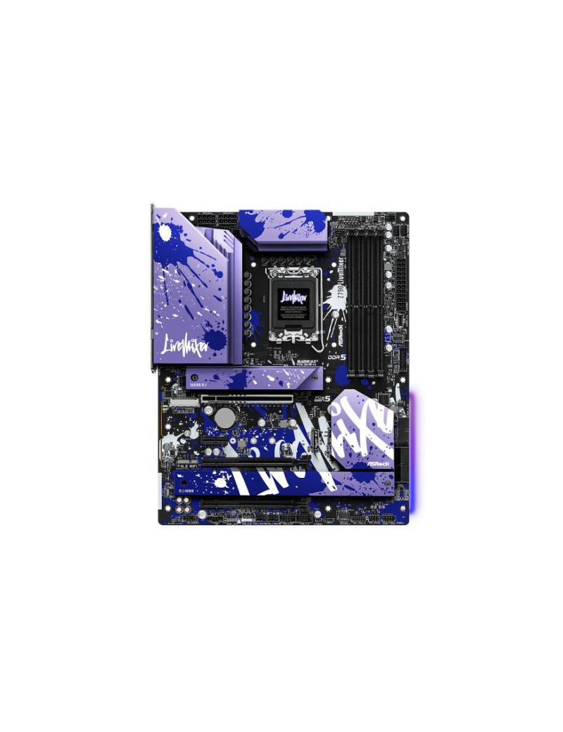 Asrock Z790 LIVEMIXER  Intel Z790  1700  ATX  4 DDR5  HDMI  DP  eDP  2.5G LAN  PCIe5  RGB  5x M.2