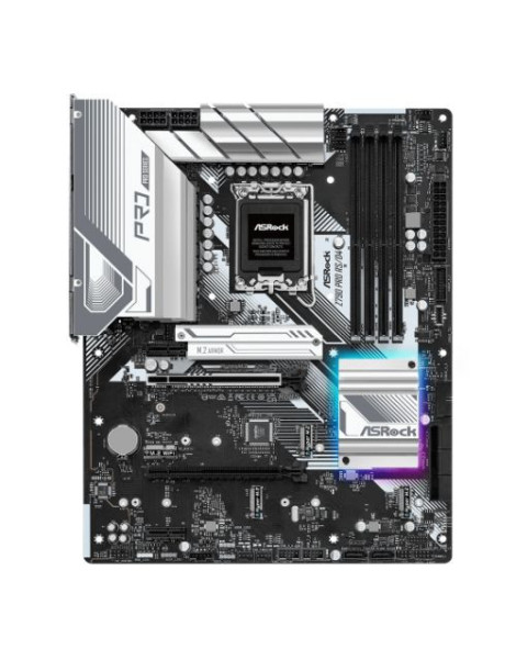 Asrock Z790 PRO RS/D4  Intel Z790  1700  ATX  4 DDR4  HDMI  DP  eDP  2.5G LAN  PCIe5  RGB  4x M.2