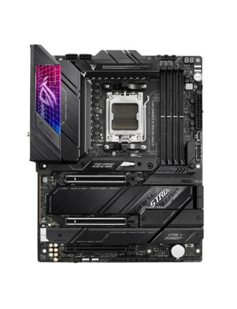 Asus ROG STRIX X670E-E GAMING WIFI  AMD X670  AM5  ATX  4 DDR5  HDMI  DP  Wi-Fi 6E  2.5G LAN  PCIe5  RGB  4x M.2