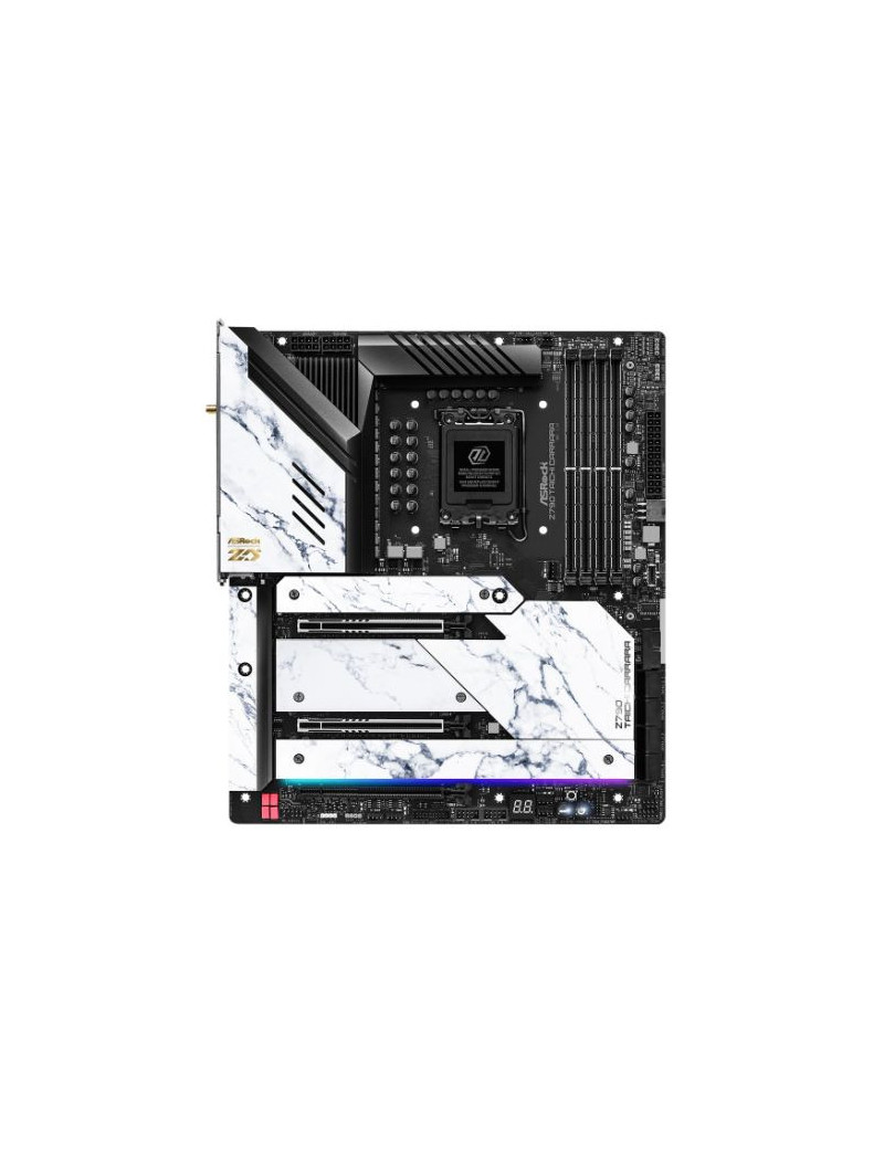 Asrock Z790 TAICHI CARRARA  Intel Z790  1700  EATX  4 DDR5  HDMI  2 Thunderbolt  Wi-Fi 6E  2.5G & GB LAN  PCIe5  RGB  5x M.2  12cm Carrara Fan