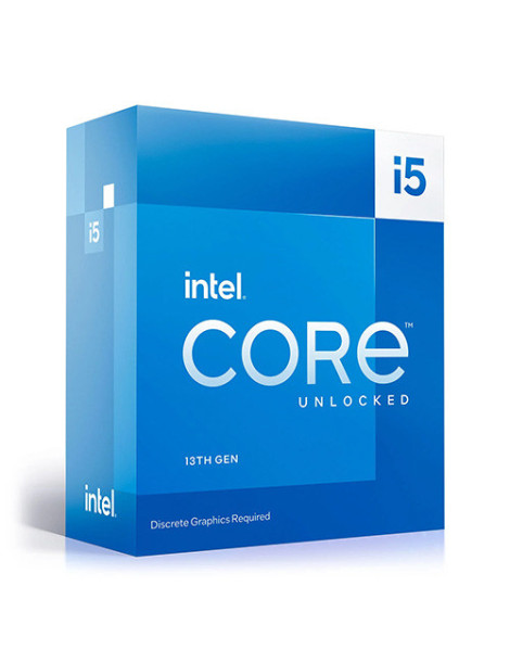 Intel Core i5-13600KF CPU  1700  3.5 GHz (5.3 Turbo)  14-Core  125W (181W Turbo)  10nm  24MB Cache  Overclockable  Raptor Lake  No Graphics  NO HEATSINK/FAN