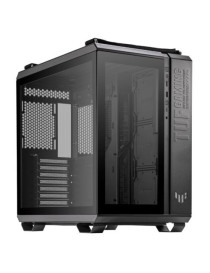 Asus TUF Gaming GT502 Case w/ Front & Side Glass Window  ATX  Dual Chamber  Modular Design  LED Control Button  USB-C  Carry Handles  Black