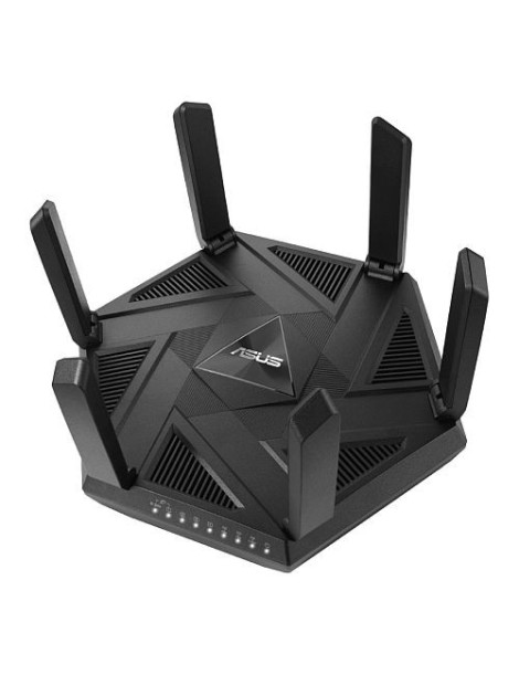 Asus (RT-AXE7800) AXE7800 Wi-Fi 6E Tri-Band Router  6GHz Band  2.5G WAN/LAN  USB  AiMesh  One-Tap Safe Browsing  Enhanced Security