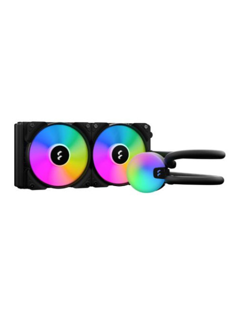 Fractal Design Lumen S24 V2 240mm ARGB Liquid CPU Cooler  ARGB Pump  2x Aspect 12 RGB PWM Fans