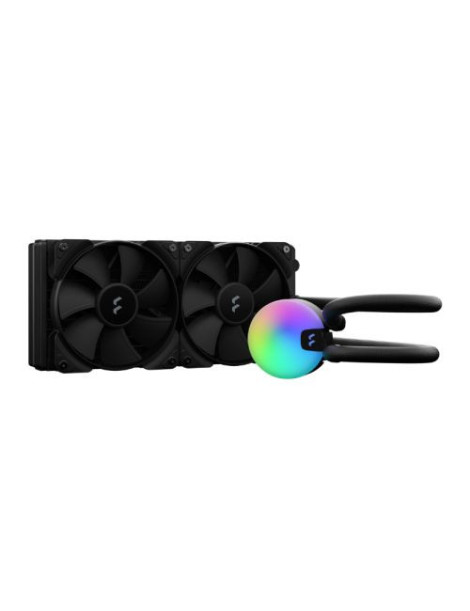 Fractal Design Lumen S24 V2 240mm Liquid CPU Cooler  ARGB Pump  2x 12cm PWM Fans