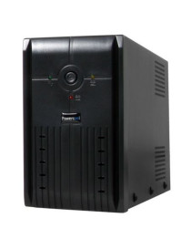 Powercool 1000VA Smart UPS  600W  LCD Display  3x UK Plug  2x RJ45  3x IEC  USB