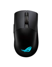 Asus ROG Keris AimPoint Wired/Wireless/Bluetooth Optical Gaming Mouse  36000 DPI  Swappable Switches  RGB  Mouse Grip Tape