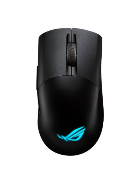 Asus ROG Keris AimPoint Wired/Wireless/Bluetooth Optical Gaming Mouse  36000 DPI  Swappable Switches  RGB  Mouse Grip Tape