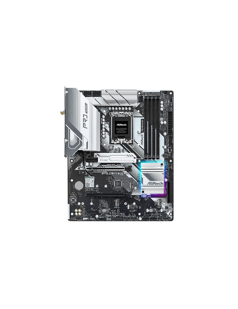 Asrock Z790 PRO RS WIFI  Intel Z790  1700  ATX  4 DDR5  HDMI  DP  eDP  Wi-Fi 6E  2.5G LAN  PCIe5  RGB  4x M.2