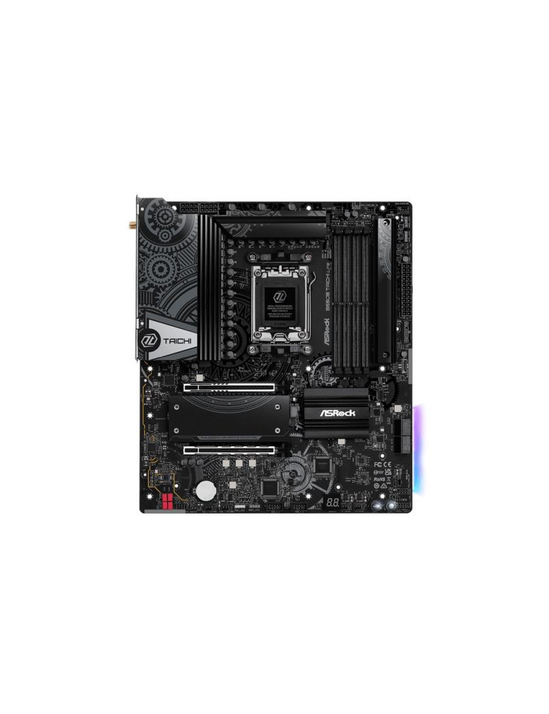 Asrock B650E TAICHI LITE  AMD B650  AM5  EATX  4 DDR5  HDMI  USB4  Wi-Fi 6E  2.5G LAN  PCIe5  RGB  3x M.2