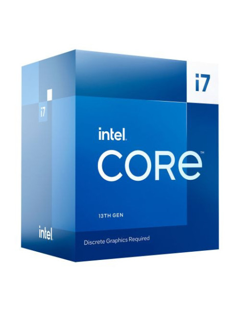 Intel Core i7-13700F CPU  1700  2.1 GHz (5.2 Turbo)  16-Core  65W (219W Turbo)  10nm  30MB Cache  Raptor Lake  No Graphics