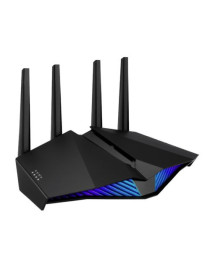 Asus (RT-AX82U) AX5400 (574+4804Mbps) Wireless Dual Band RGB Wi-Fi 6 Router  Mobile Game Mode  802.11ax  AiMesh  Lifetime Free Internet Security