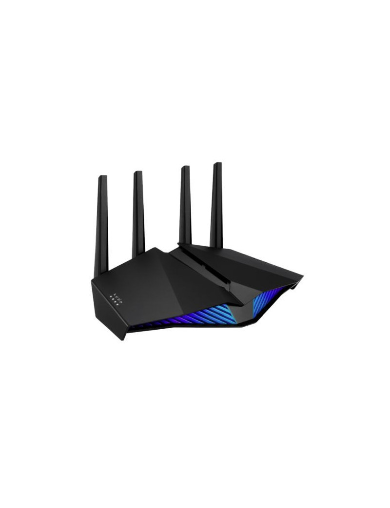 Asus (RT-AX82U) AX5400 (574+4804Mbps) Wireless Dual Band RGB Wi-Fi 6 Router  Mobile Game Mode  802.11ax  AiMesh  Lifetime Free Internet Security