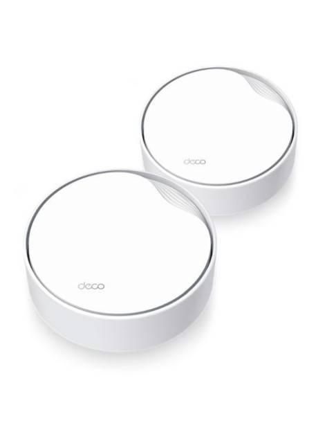 TP-LINK (DECO X50-POE) AX3000 Dual Band Wireless Mesh Wi-Fi 6 System with PoE  2 Pack  2.5G LAN  OFDMA & MU-MIMO  TP-Link HomeShield