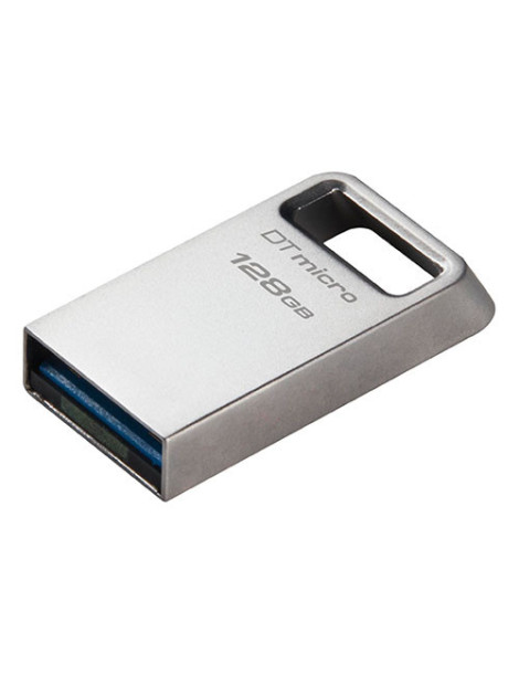 Kingston 128GB DataTraveler Micro Ultra-Small USB 3.2 Gen1 Memory Pen  Capless  Metal Casing  200MB/s