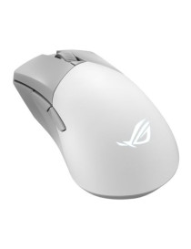 Asus ROG Gladius III Wireless/Bluetooth/USB Aimpoint Gaming Mouse  36000 DPI  Swappable Switches  0 Click Latency  RGB  Mouse Grip Tape  White