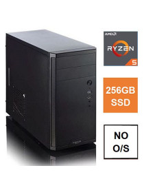 Spire MATX Tower PC  Vida Business Case  Ryzen 5 5600G  8GB 3200MHz  256GB SSD  Corsair 550W  No Optical  KB & Mouse  No Operating System