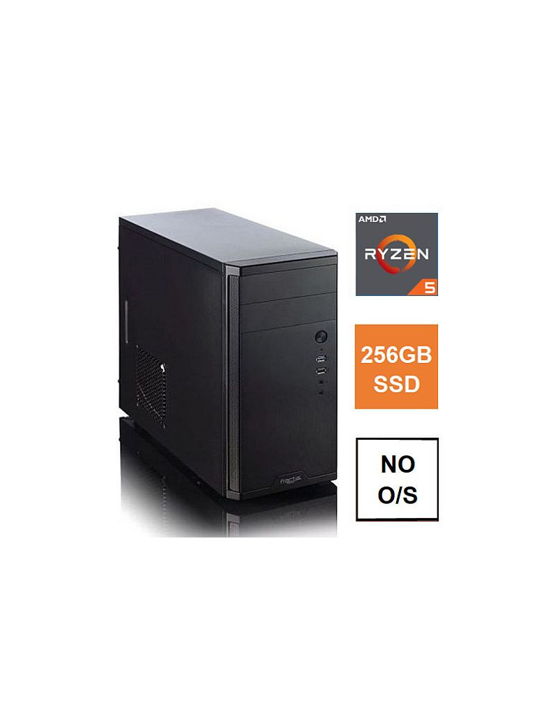 Spire MATX Tower PC  Vida Business Case  Ryzen 5 5600G  8GB 3200MHz  256GB SSD  Corsair 550W  No Optical  KB & Mouse  No Operating System