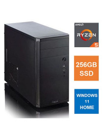 Spire MATX Tower PC  Fractal Core 1100 Case  Ryzen 5 5600G  8GB 3200MHz  256GB SSD  Bequiet 550W  No Optical  KB & Mouse  Windows 11 Home