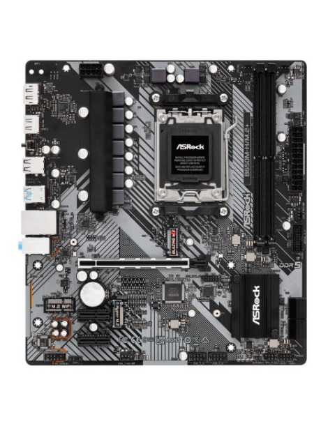 Asrock B650M-H/M.2+  AMD B650  AM5  Micro ATX  2 DDR5  HDMI  DP  GB LAN  PCIe4  2x M.2