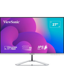 Viewsonic VX2776-SMH 27 Inch IPS Frameless Monitor  Full HD  100Hz  4ms  VGA  2xHDMI  Int PSU  VESA  Chrome Stand  Speakers