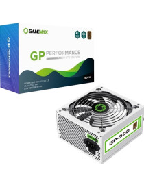 GameMax GP-500 500W 80 Plus Bronze Certified Power Supply Unit with Ultra Silent 140mm White Fan  High Efficiency  and Reliable Performance for Gaming and Office PCs