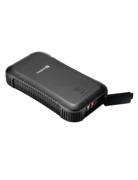 Sandberg (420-48) Survivor PD 45W 30000mAh Outdoor Powerbank  1x USB-C 45W  3x USB-A (1 QC 3.0)  Power-Through  IP66  Flashlight  5 Year Warranty