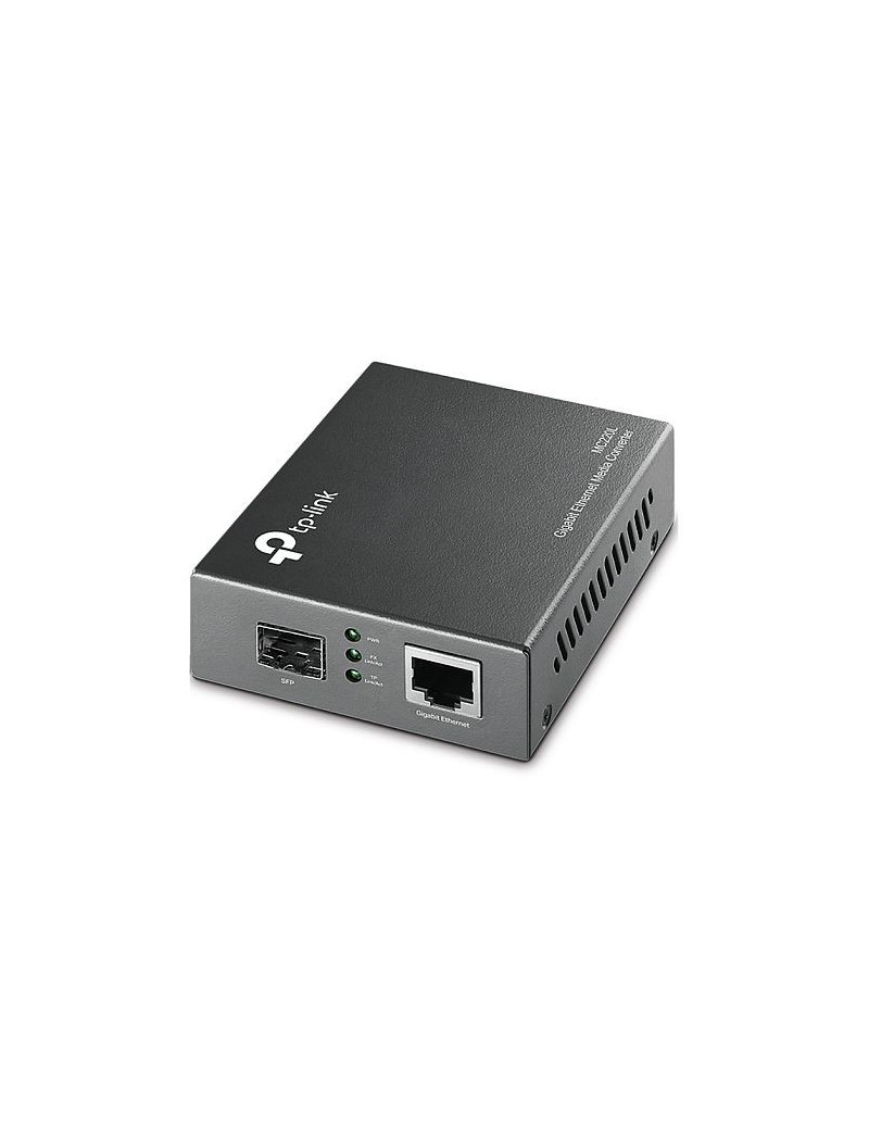 TP-LINK (MC220L) Gigabit SFP Media Converter  1x GB Auto-Negotiation RJ45  Half-Duplex / Full-Duplex