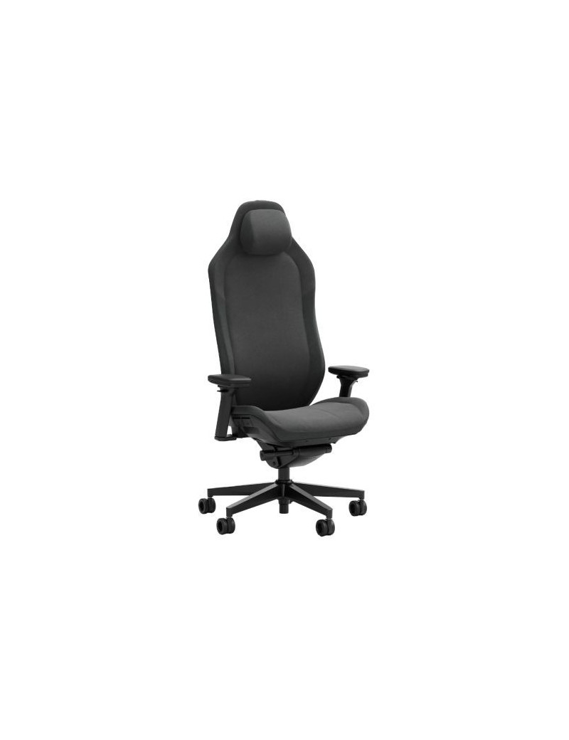 Fractal Design Refine Fabric Dark Gaming Chair  Synchro-Tilt  Memory Foam Headrest  Padded 4D Armrests  Adaptable Support